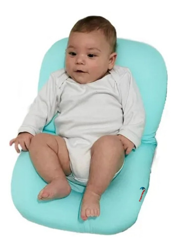 Almofada De Banho Para Bebê Importway Banho Relaxante Verde