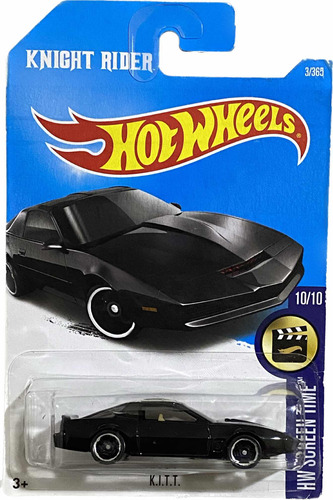 Hot Wheels K.i.t.t. Auto Increíble Negro Screen Time 10/10