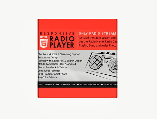 Plugin Wordpress Radio Player Shoutcast Premium