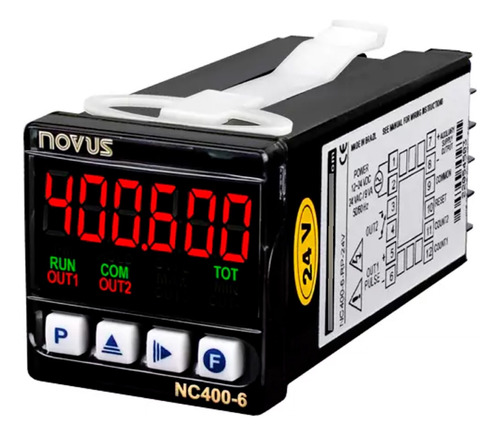 Novus - Contador Programável 6 Digitos Nc400-6-rp