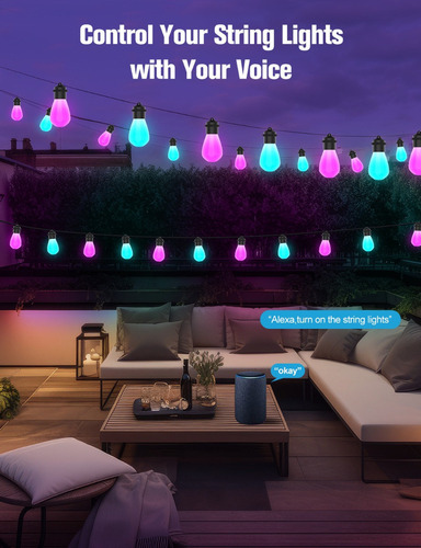 Cb Luces De Navidad Wifi,usb 8 M 20 Bombillas,focos De