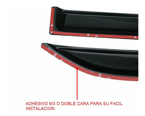 Bota Aguas Deflectores De Ventana Chevy Tahoe 2007 - 2014 Negro