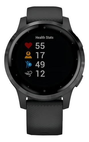 Smartwatch Garmin Vivoactive 4S display de 1.1" con correa de silicona - color black