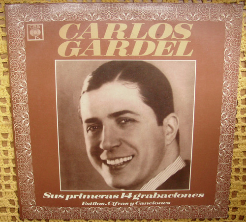 Carlos Gardel Sus Primeras 14 Grabaciones - Lp Vinilo Promo