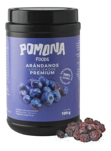 Arándano Liofilizado Fruta Deshidratada 100g