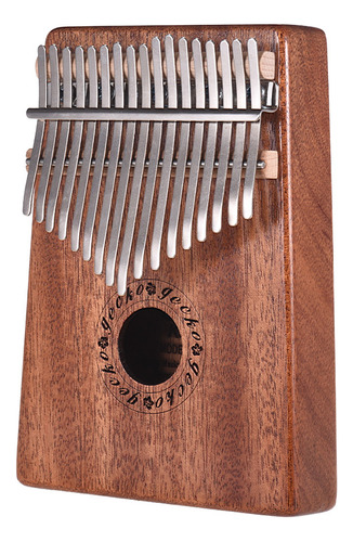 Thumb Piano De Caoba, Regalo De Almacenamiento, Bolsa Mbira