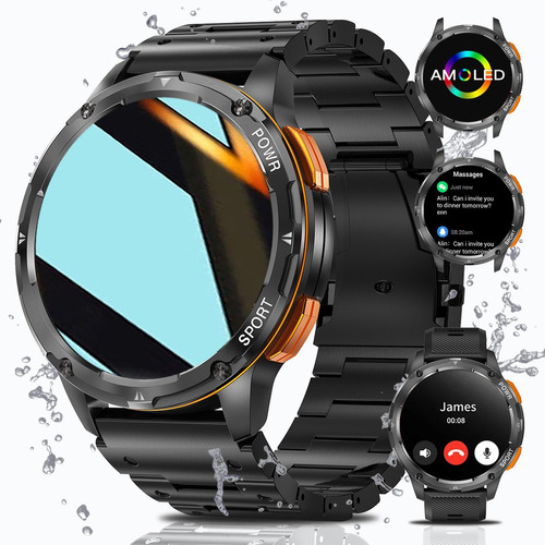 Reloj Inteligente Hombre Deportivo Bluetooth Call Smartwatch