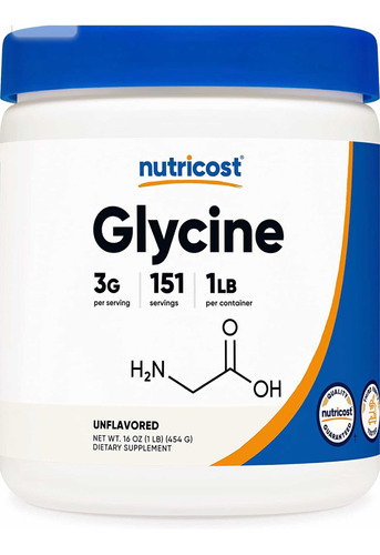 Original Nutricost Polvo Glicina Glycine