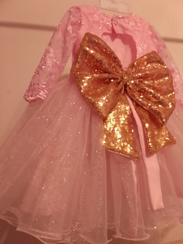 Vestido De Fiesta Bebe Nena Cumpleaños Bautismo