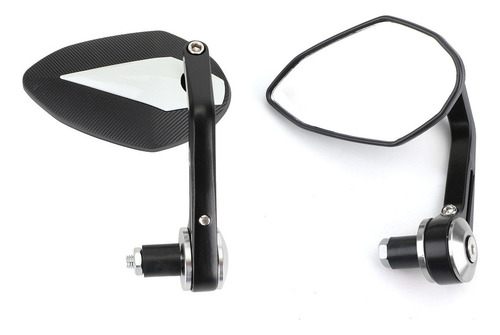 Z Extremo Manillar Blanco Espejos Para Buell Lightning