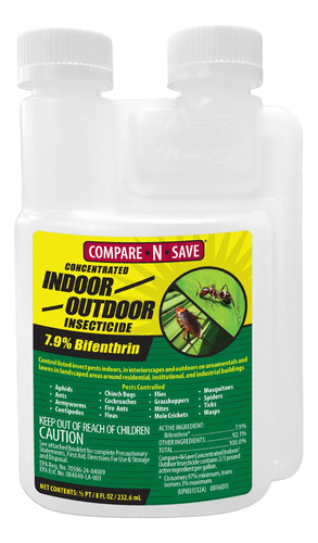 Compare-n-save, Insecticida Concentrado Para Interiores Y Ex