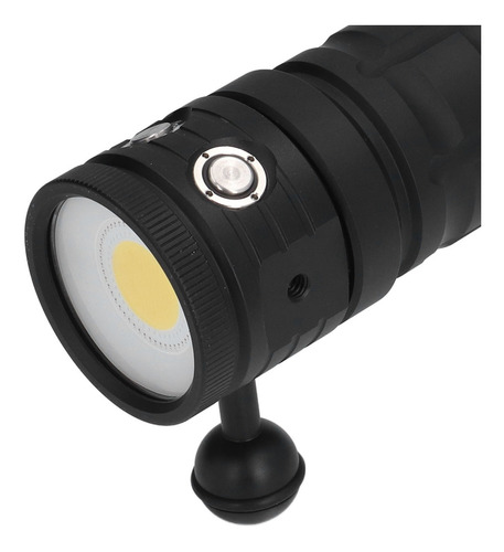 Linterna De Buceo Cob Led, 100 M, Impermeable, Antorcha Subm