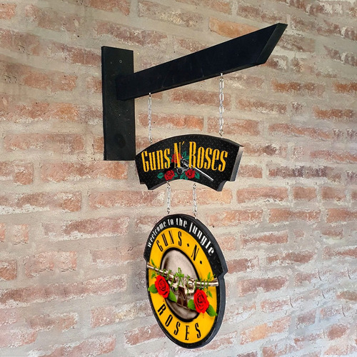 Cuadro Cartel Interiores Rock Guns And Roses