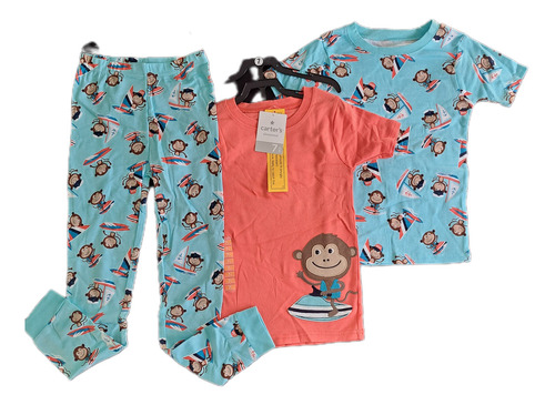 Pijamas Algodón Importados Nena Varon 3 Piezas Carters
