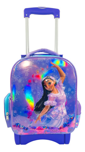 Mochila De Carrito Encanto Disney Isabela Para Kinder, Preescolar Original