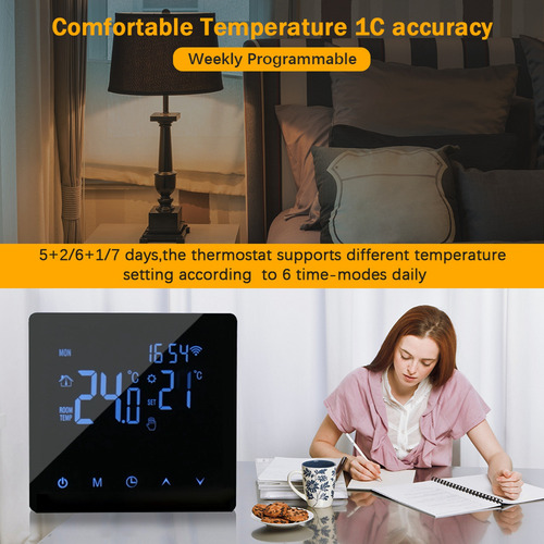 Termostato Wifi Inteligente, Aquecimento De Água, Temperatur