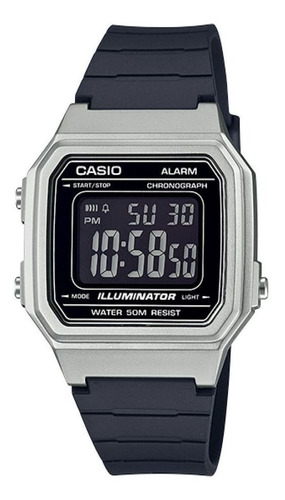 Reloj Para Unisex Casio W217hm-7bvdf Negro