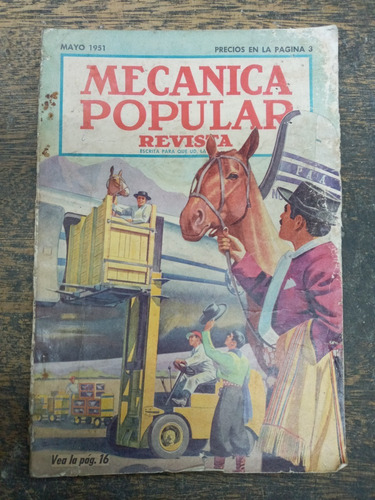Mecanica Popular Nº 3 * Mayo 1951 * 