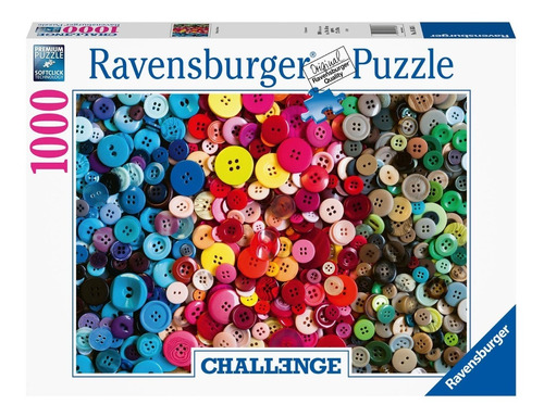 Rompecabezas Puzzle 1000 Challenge: Botones Ravensburger