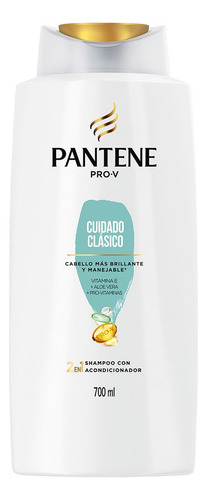 Shampoo Con Aco.pantene Pro-v Cuidado Clásico 700 Ml
