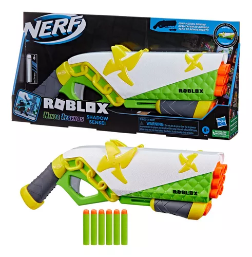 Lança Dardos - Nerf - Roblox Ninja - 6 Dardos - Hasbro