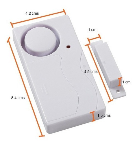 Alarma Antirrobo Sonora Sensor Puerta O Ventana Con Control