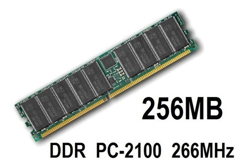 Memoria Ram Ddr1 256mb Pc-2100 De 266 Mhz Para Pc Garantia