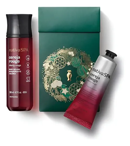Kit Presente Nativa Spa Cereja Rouge Oriental Frutal