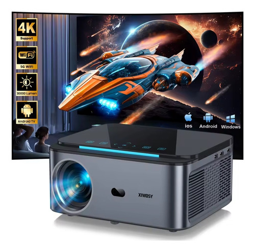 Projetor 30000 Lúmen Android Wi-fi 1080p 4k Área Coberta