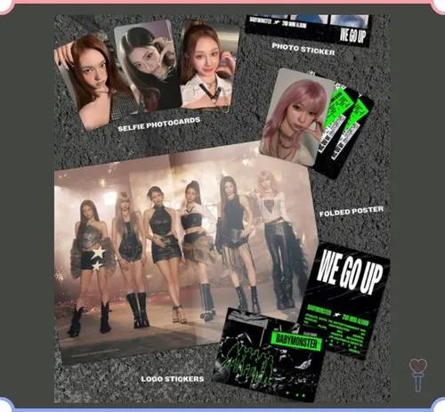A Babymonster - 2º Mini Álbum We Go Up (set 3 Vr.) Ooxx
