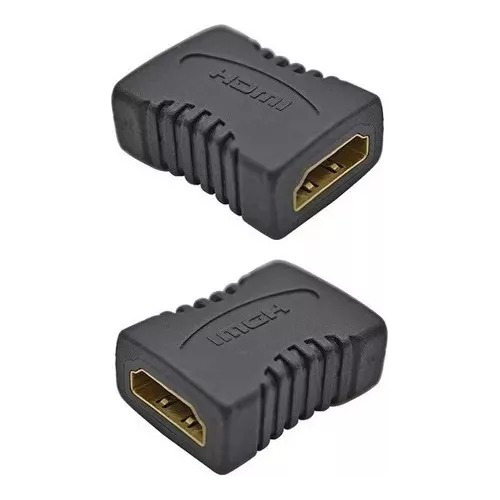 Conectores Adaptador Hdmi Unión Acople Hembra Extensión   