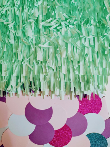 Piñata Artesanal Cola De Sirena Sirenita Mar