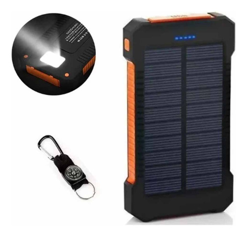 Cargador De Batería Solar Con 2 Puertos Usb