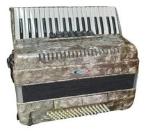 Comprar Acordeon A Piano 80 Bajos Con Estuche Y Correas Dorado Oscuro