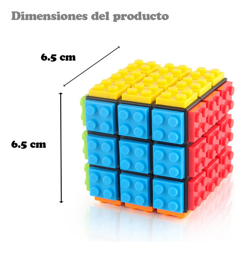 Cubo Rubik Desmontable Diy, Puzzle Creative Collage Bloques