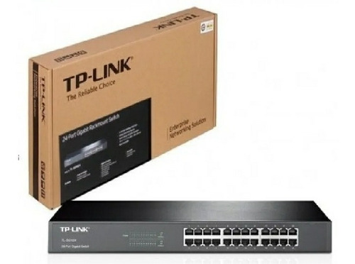 Swiche 24 Puertos Tplink Tl-sg1024 10/100/100 Gigabyte Rack