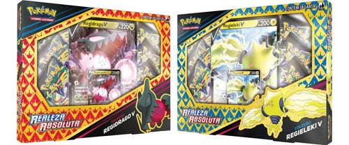 Box Pokemon Coleção Realeza Absoluta Regidrago V Copag