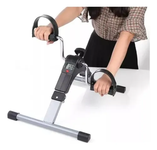 Pedalera Spinning Ejercitador Manos Pies Monitor Plegable