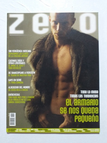 Revista Zero # 55. Lgbt. Gay. Incluye Suplemento Guía Zero.