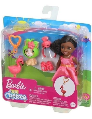 Imagem 6 de 7 de Barbie Chelsea Festa A Fantasia Flamingo Ms