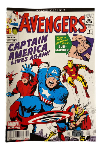 The Avengers 4 Captain America Marvel Clasico 10 Mexico 2008