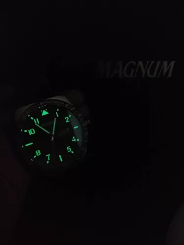 Relógio Magnum Masculino Prata Military MA31579V - Relojoaria Invictos