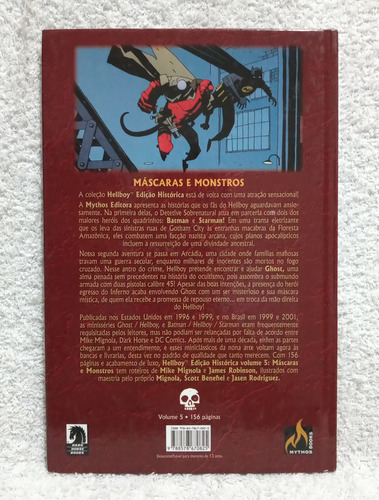 Hq Hellboy - Máscaras E Monstros Volume 5 (Usado)