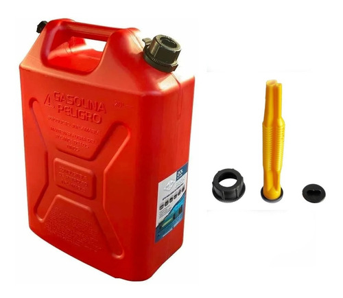 Bidon Combustible Tipo Canadience  4x4jeep 20 Litros Rojo