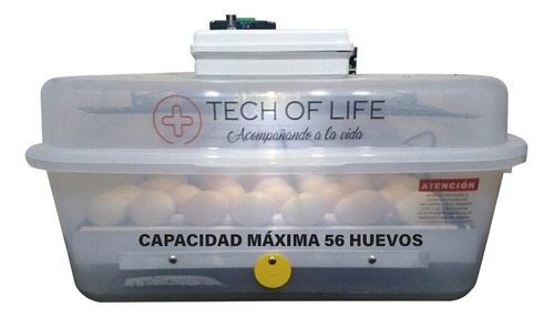 Incubadora Tech Of Life Automática 56 Huevos Premium