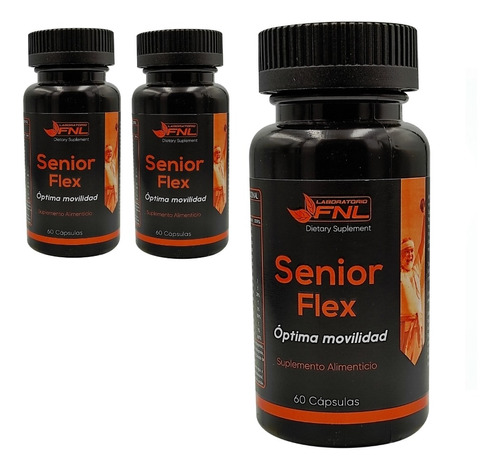 Senior Flex 3x60 Caps C/u Movilidad Colágeno Óxido Magnesio