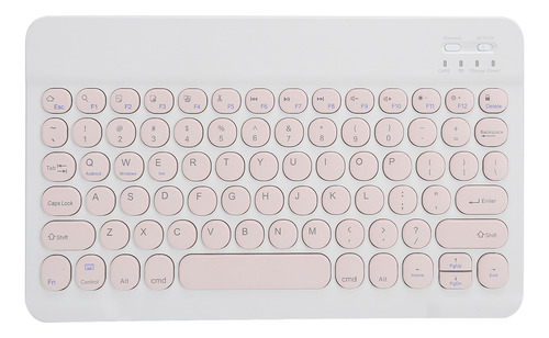Teclado Bluetooth De 10 Pulgadas Rosa