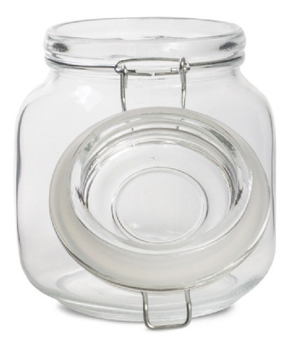 Frasco Hermético Vidrio 2x 1 Litro Frasco Almacenaje 1000ml