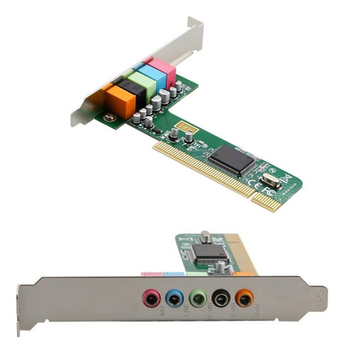 Tarjeta De Sonido Pci Para Pc (mainboard) 5.1 Canales