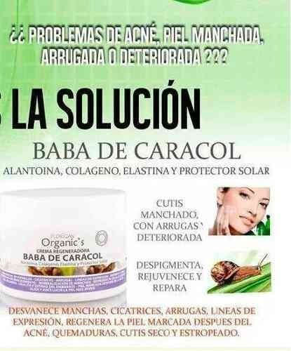 crema Crema Facial de Baba de Caracol Florigan Organic's